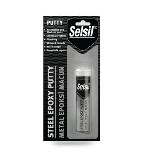 SELSİL 2 BİLEŞENLİ METAL YAPIŞTIRICI EPOKSİ MACUN - 57GR