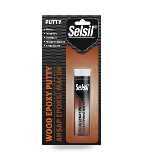 SELSİL 2 BİLEŞENLİ AHŞAP YAPIŞTIRICI EPOKSİ MACUN - 57GR