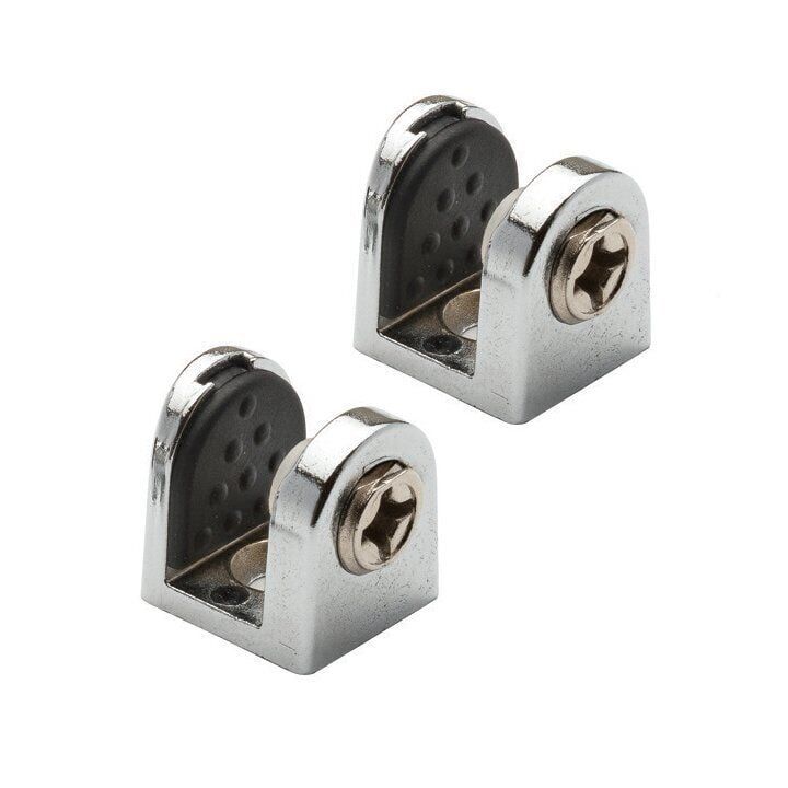 Tırnak Metal Cam Raf Tutucu(Metal Vidalı Max. 8 mm)