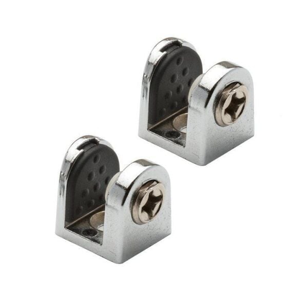 Tırnak Metal Cam Raf Tutucu(Metal Vidalı Max. 8 mm)