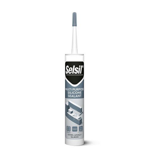 Selsil Genel Amaçlı Silikon Şeffaf-280Gr