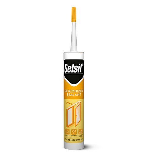 Selsil Silikonize Mastik Şampanya Renk- 500 GR