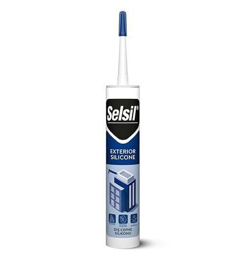 SELSİL DIŞ CEPHE SİLİKONU - 300ML (SİYAH)