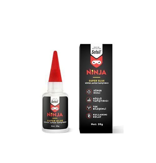 SELSİL NİNJA SUPER GLUE JAPON YAPIŞTIRICI - 20GR