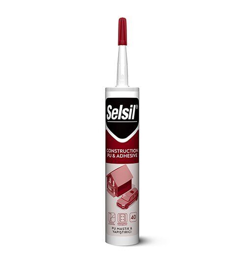 SELSİL PU MASTİK 40 SHORE - 280ML (GRİ)