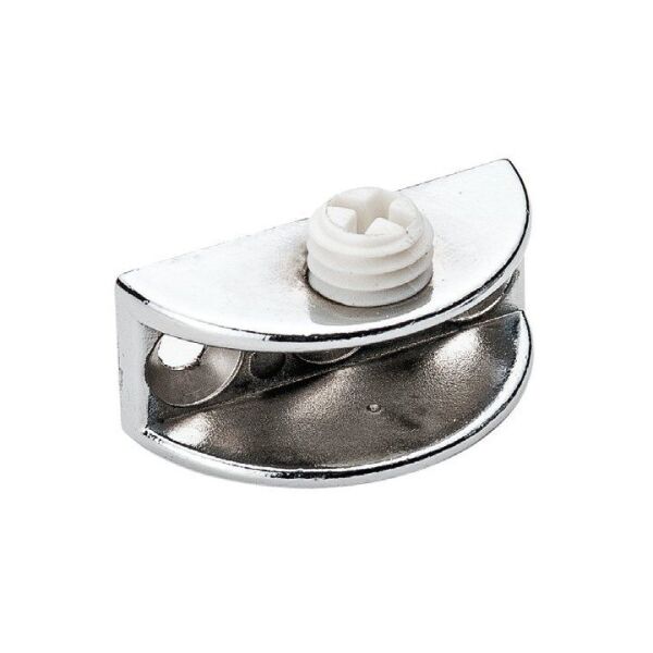 Mini Oval Cam Etejer ( Plastik Vidalı Max. 10 mm ) Mini Oval Cam Etejer Plastik Vidalı - M.krom