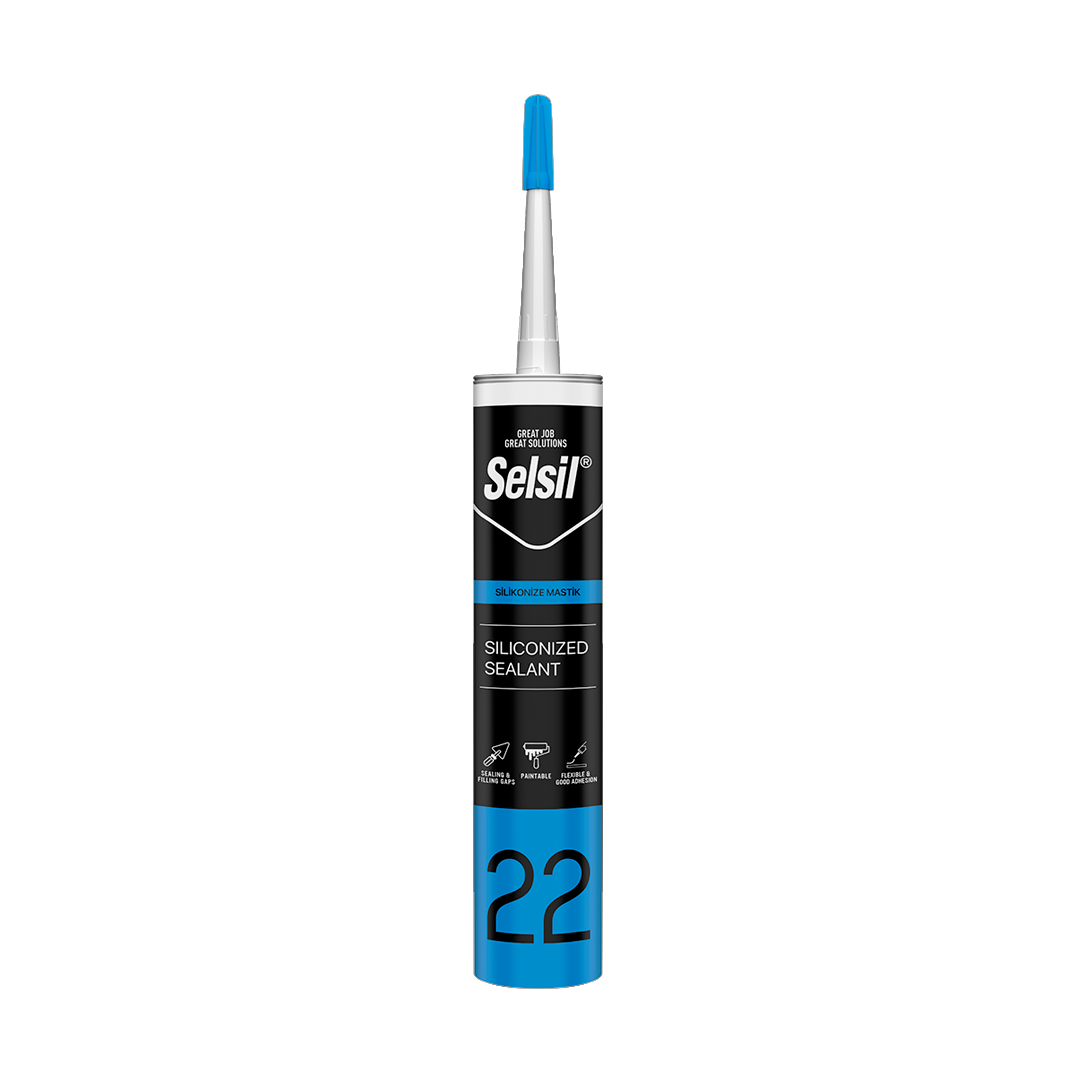 SELSİL SİLİKONİZE MASTİK - 500 GR (BEYAZ)