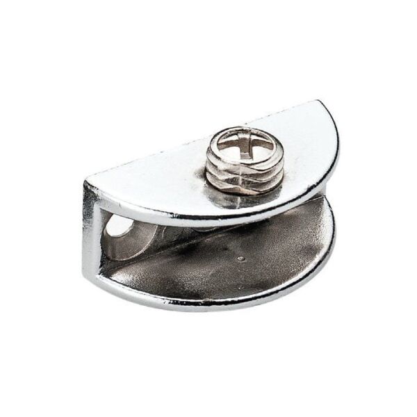 Mini Oval Cam Etejer ( Metal Vidalı Max. 10 mm ) Mini Oval Cam Etejer Metal Vidalı - Saten