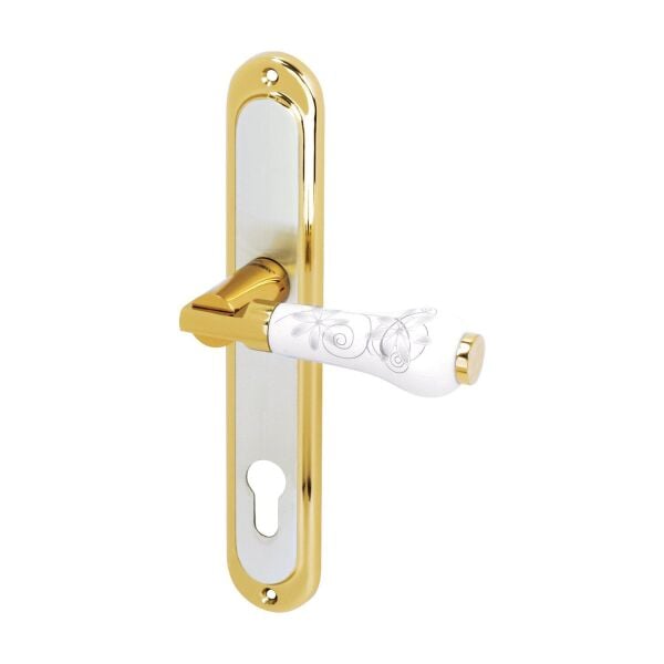 Kristal Aynalı Kapı Kolu