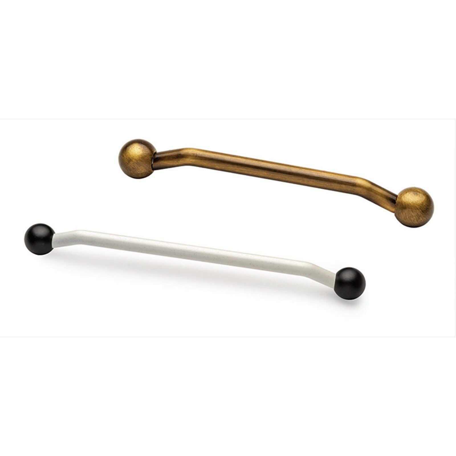 DÜZ TOPUZ Topuz Kulp Düz 224 mm - Siyah/Altın