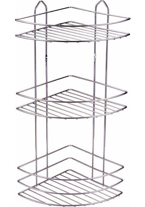 Klasik Banyo Köşe Sepeti Üçlü