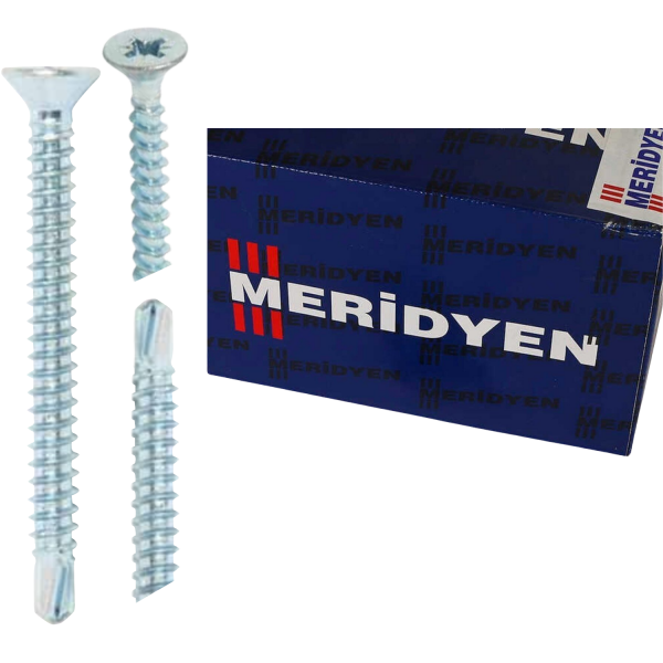 Matkap Uçlu Vida Yıldız Havşa Başlı Matkap Uçlu Vida 4,8x80 (500 Adt)