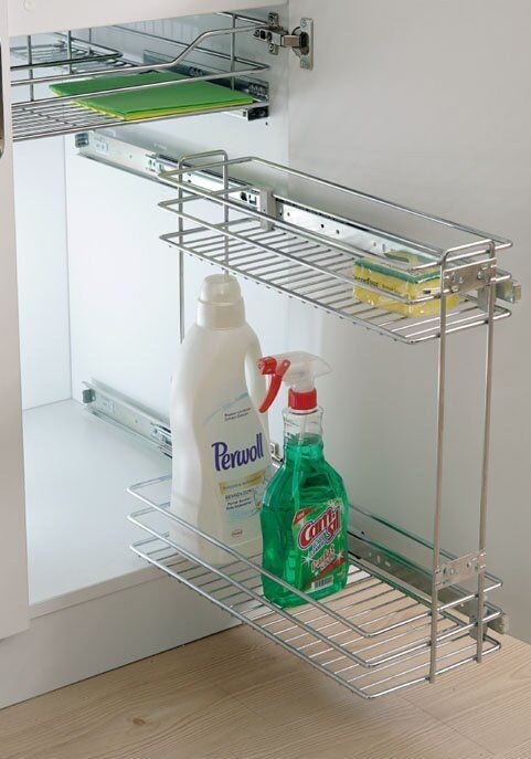 Yandan Teleskopik Raylı Deterjanlık