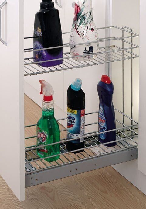 Alttan Teleskopik Raylı Şişelik - Deterjanlık