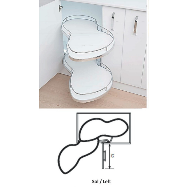 Döner Tablalı Körköşe Mekanızması