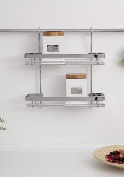 İkili Baharatlık Küçük Raflı