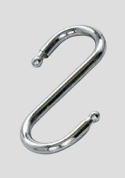 S Askı Kancası Topuzlu Krom