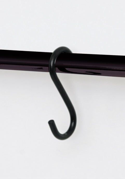 S Askı Kancası Siyah