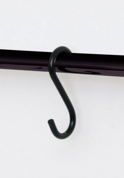 S Askı Kancası Siyah