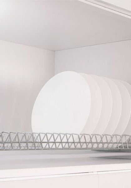 Plastik Damlalıklı Tabaklı Seti Krom