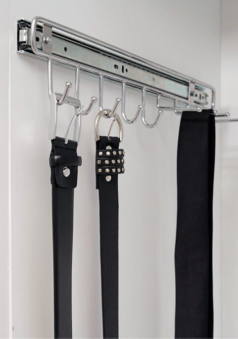 Sürgülü Kravatlık - Kemerlik Krom