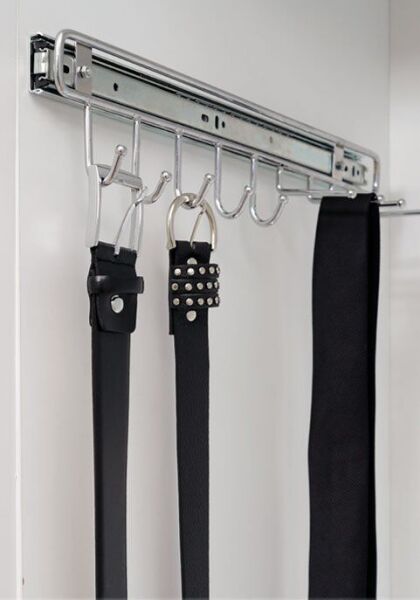 Sürgülü Kravatlık - Kemerlik Krom