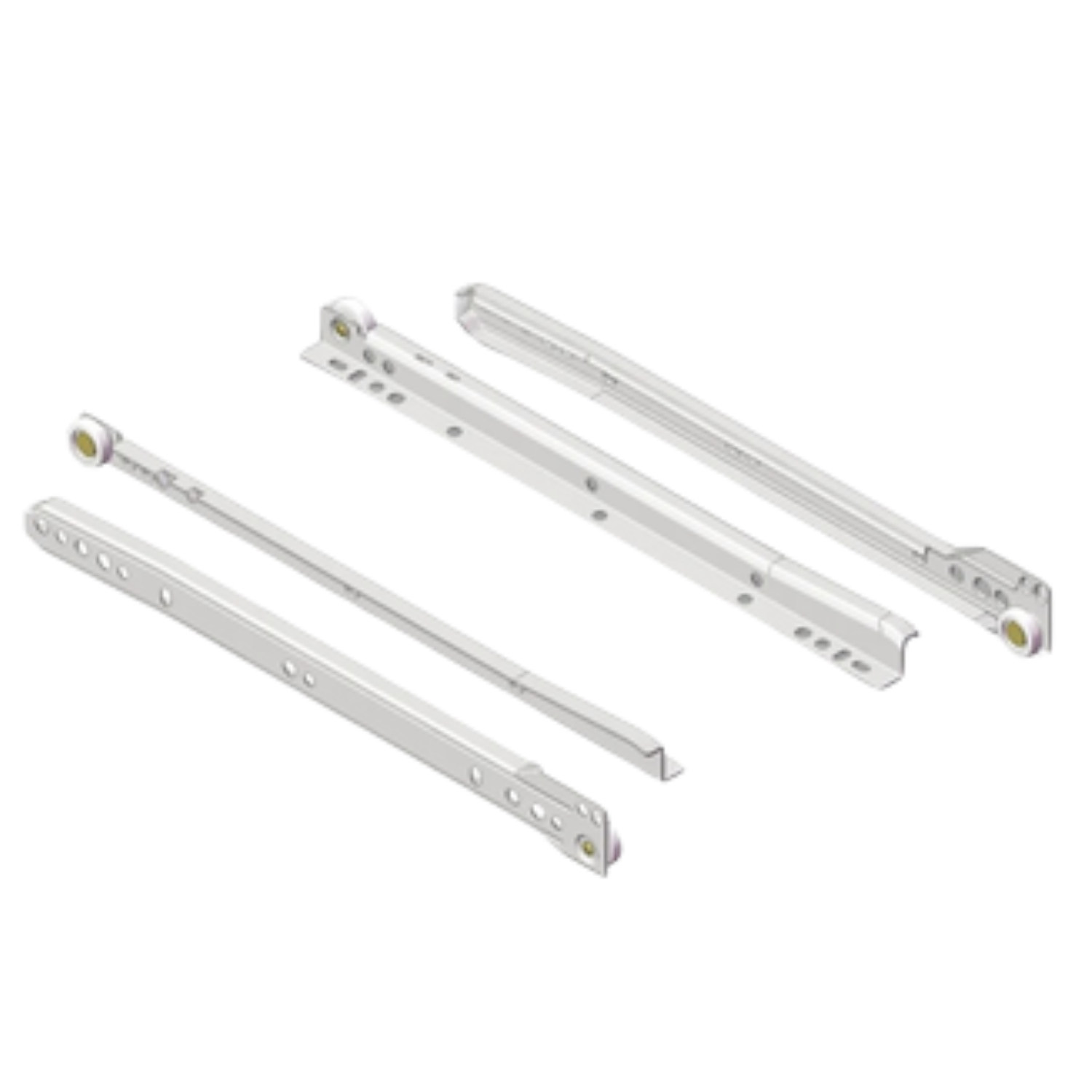 Yeniler Beyaz Çekmece Rayları Çekmece Rayı Bantlı 30 cm