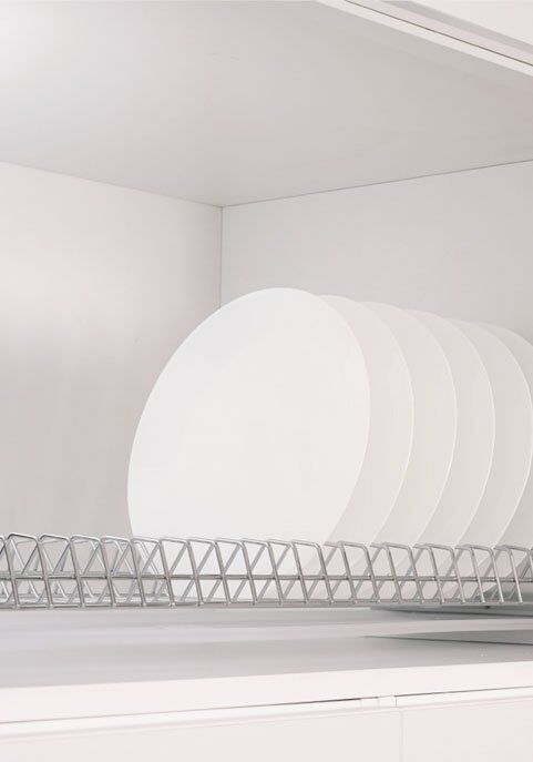 Plastik Damlalıklı Tabaklı Seti Krom 700 mm