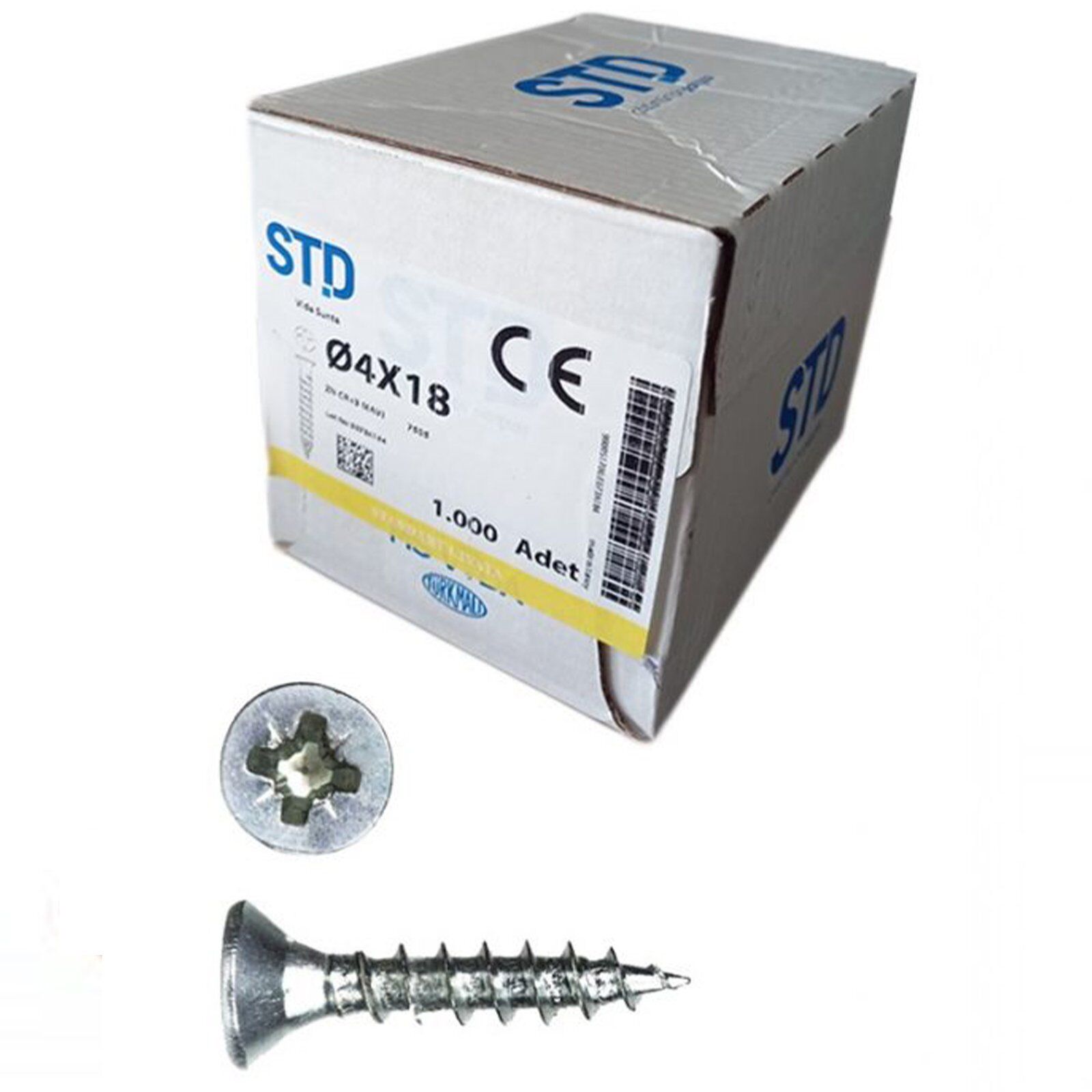 STD SUNTA VİDASI 4X18 (1000 ad)