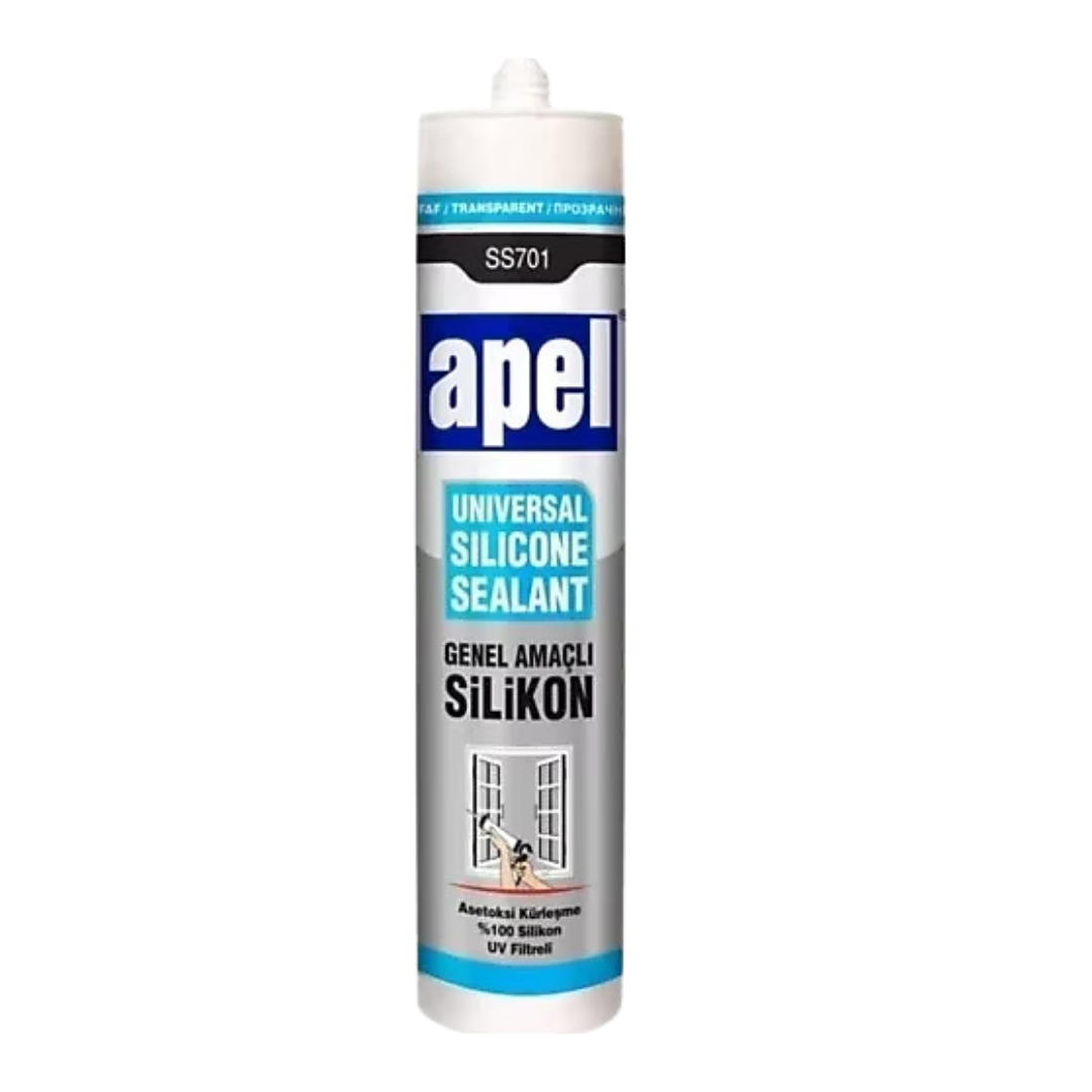 APEL GENEL AMAÇLI SİLİKON ŞEFFAF SS701 – 250 ml / 280 g