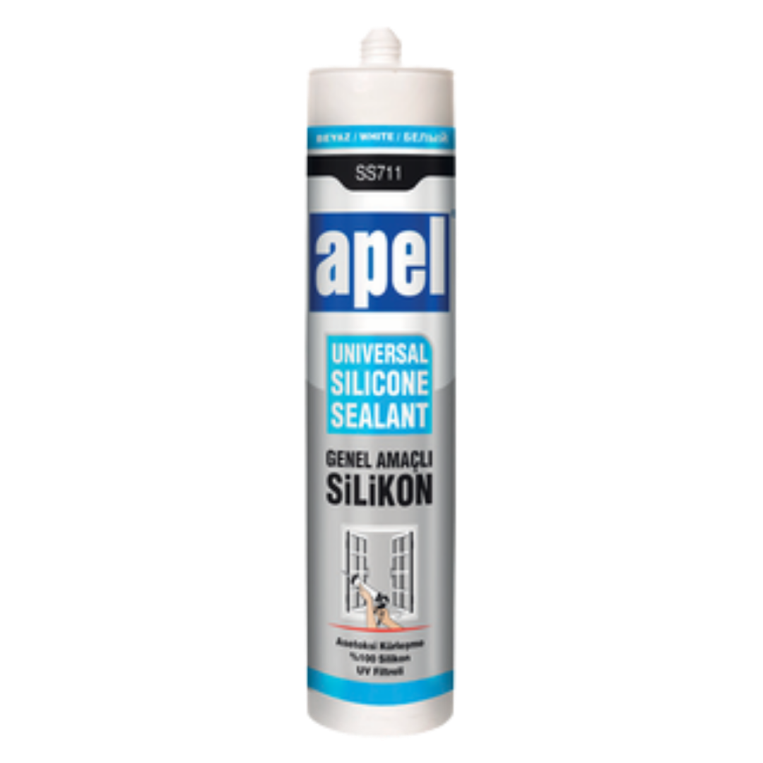 APEL GENEL AMAÇLI SİLİKON BEYAZ SS711 – 250 ml / 280 g