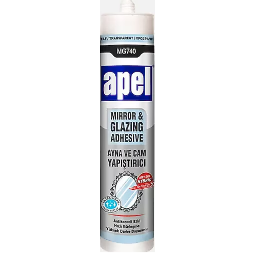 APEL AYNA VE CAM YAPIŞTIRICI ŞEFFAF MG740 – 390 ml / 320 g