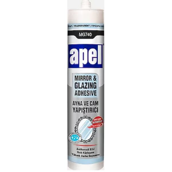 APEL AYNA VE CAM YAPIŞTIRICI ŞEFFAF MG740 – 390 ml / 320 g