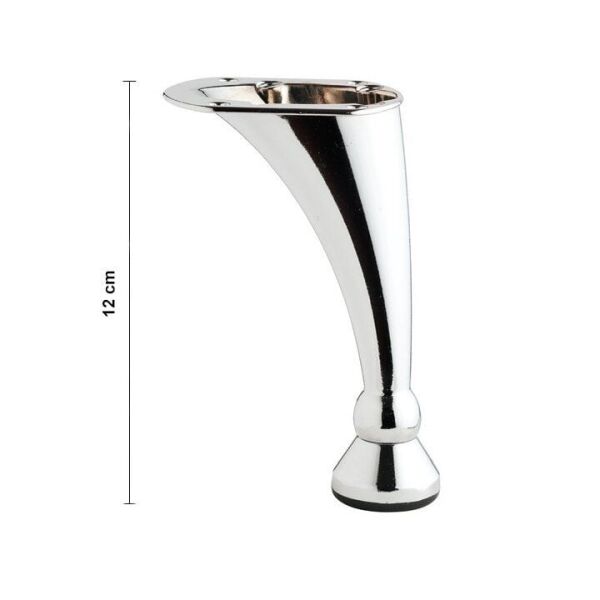 Kıvrık Ayak Kıvrık Ayak 12 cm - Krom