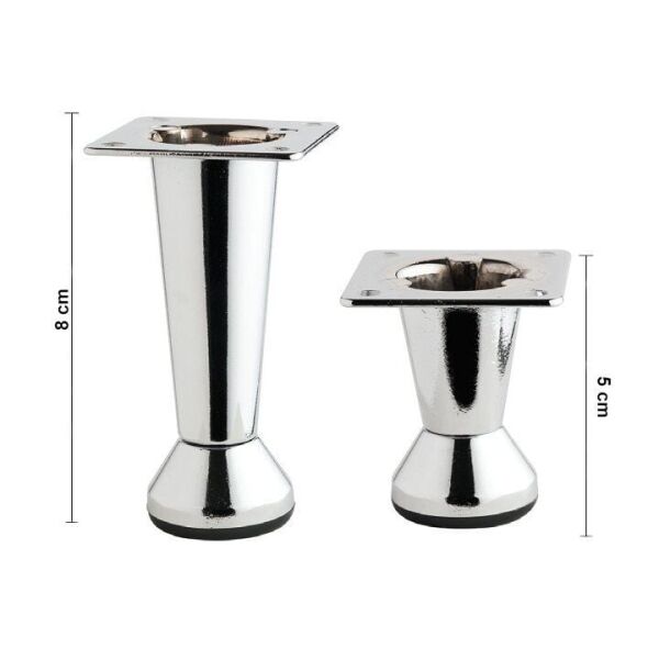 Metal Konik Ayak Metal Konik Ayak 10 cm - M.krom