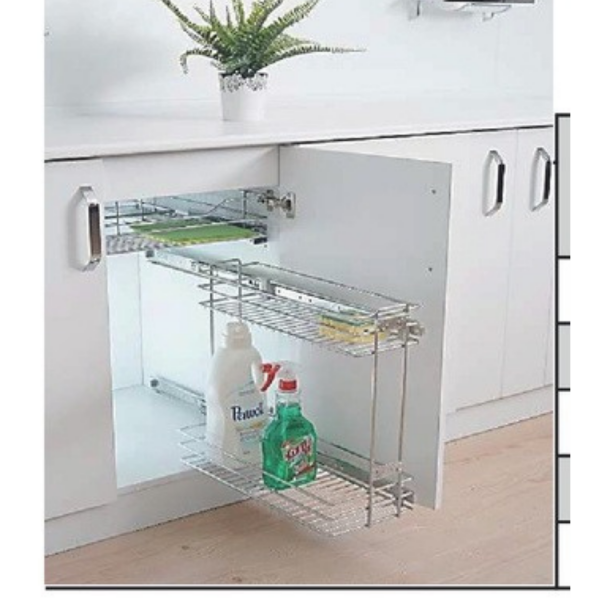 Yandan Teleskopik Raylı Şişelik - Deterjanlık