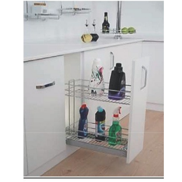 Alttan Raylı Frenli Şişelik - Deterjanlık