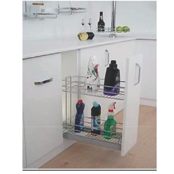 Alttan Raylı Frenli Şişelik - Deterjanlık 100*470*535 - M: 150