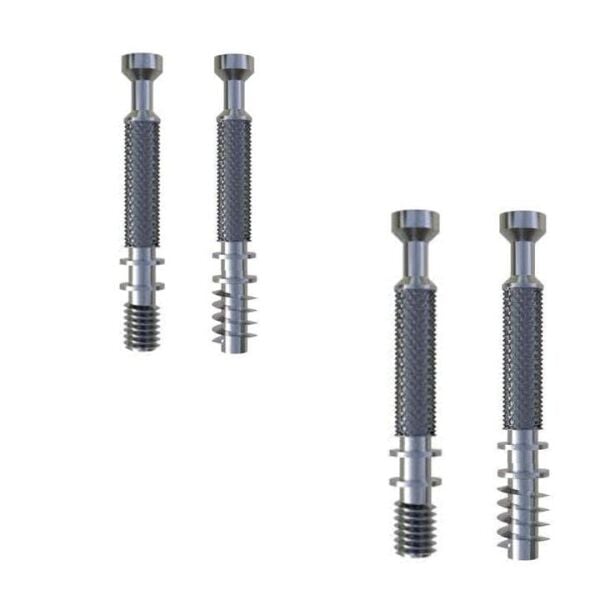 Minifix Mili 6,2 x 11 x 34 Minifix Mili Sunta Diş - Çinko