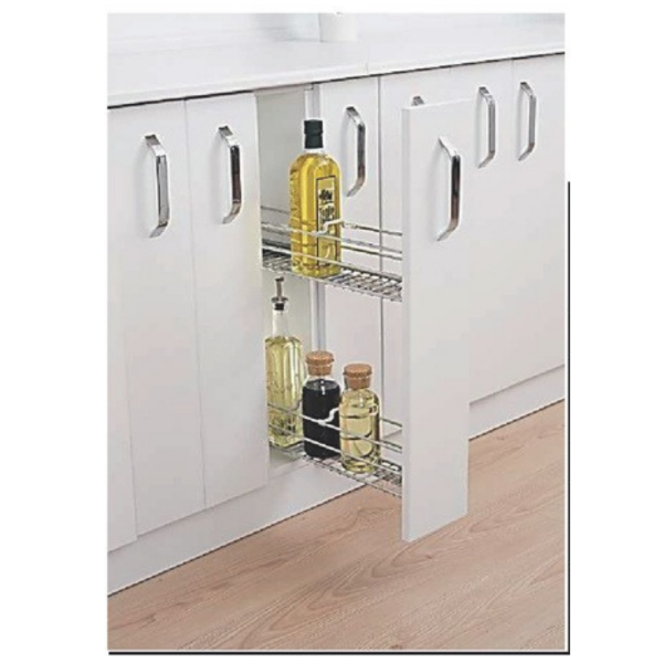 Tam Açılım Tandem Raylı Şişelik - Deterjanlık (Blum)