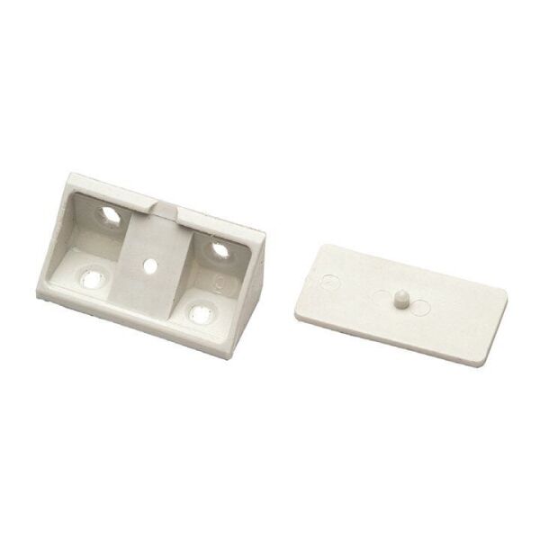 Plastik Çiftli Kapaklı Köşe Bağlantı