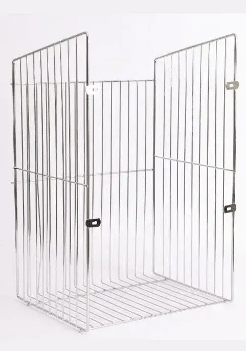 Kapağa Monte Çamaşır Sepeti Krom