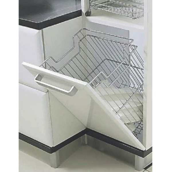 Askılı Çamaşır Sepeti Krom