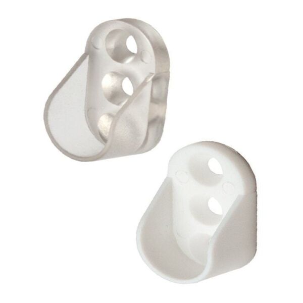 Plastik Mini Oval Flanş Plastik Mini Oval Flanş - Beyaz